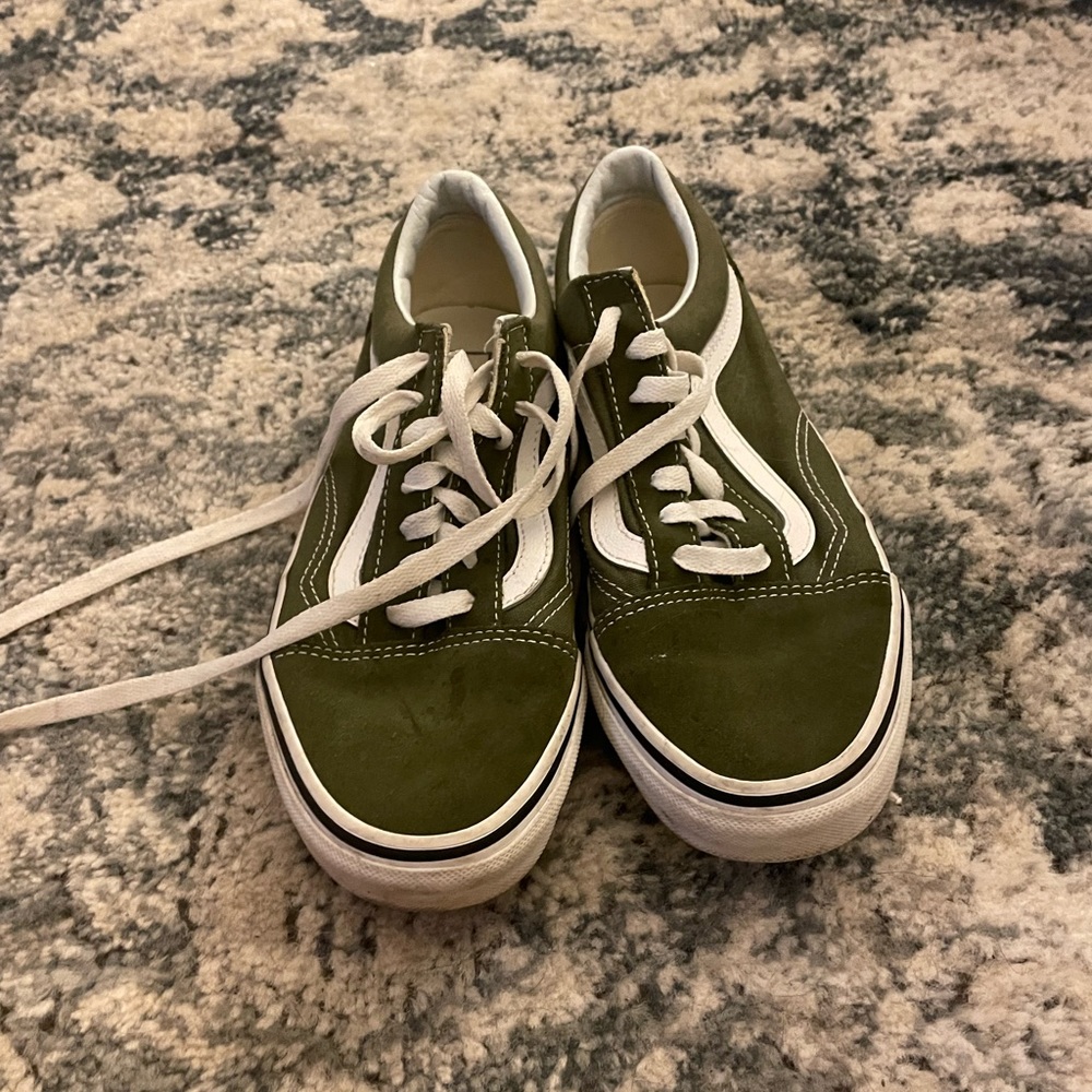 Vans Old Skool Olive Green/White